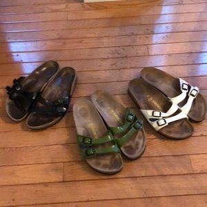 Lot of 3 Birkenstocks